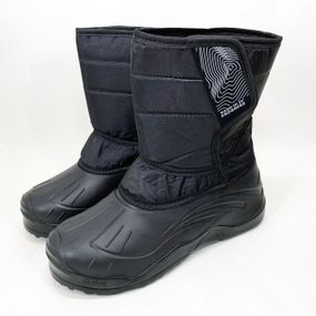 Чоботи чоловічі утеплені чорні 41р 27см Гумові стьобані чоботи