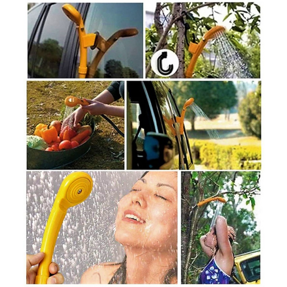 Портативний туристичний душ автомийка SHOWER SET, душ для подорожі, кемпінга, мийка автомобіля | Зображення 8