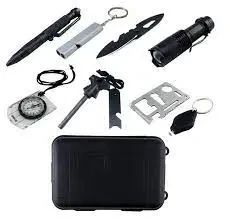 Туристический набор инструментов для выживания 8 предметов | Зображення 5