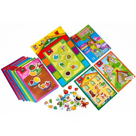 Детская развивающая настольная игра "Академия развития" VT5412-03, 4-6 лет | Зображення 1