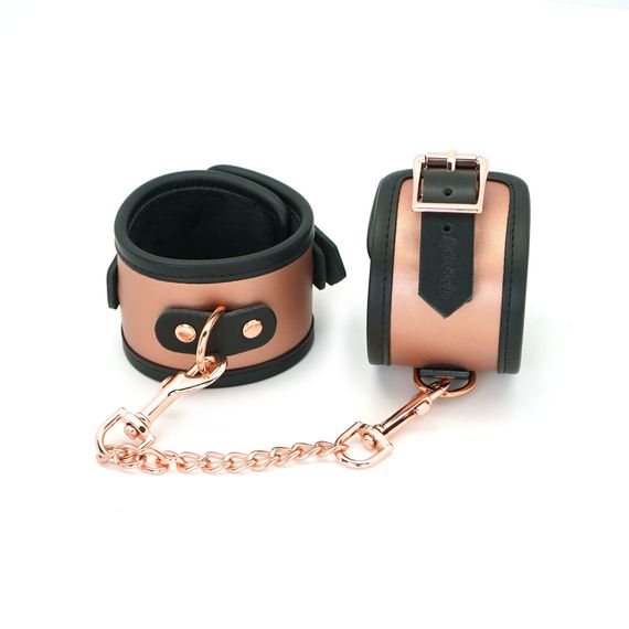 Поножі Liebe Seele Rose Gold Memory Ankle Cuffs, натуральна шкіра, рожеве золото | Зображення 1