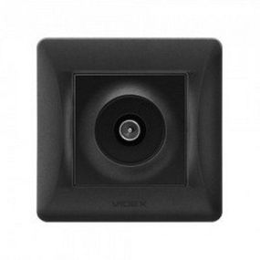 BINERA чорний графіт Розетка внутрішня 1-а TV Videx