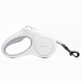 Поводок-рулетка для собак Petkit Go Free Dog Retractable Leash, лента 3 м, белый