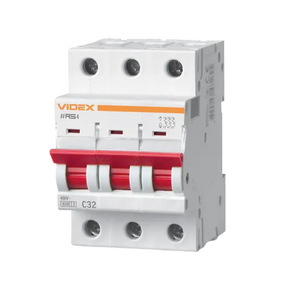 Автоматичний вимикач 3P 32А 4,5 kA VF-RS4-AV3C32 Resist Videx