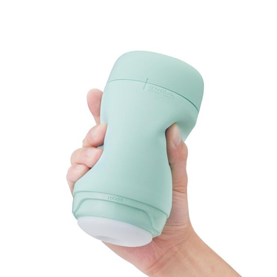 Мастурбатор TENGA PUFFY MINT GREEN, ультрамягкий материал, многоразовый, сквозной sexstyle | Зображення 5