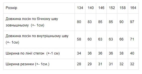 Лосини для дівчинки (підліткові) Носи своє 140 Бордовий (p-742-63719) | Зображення 2