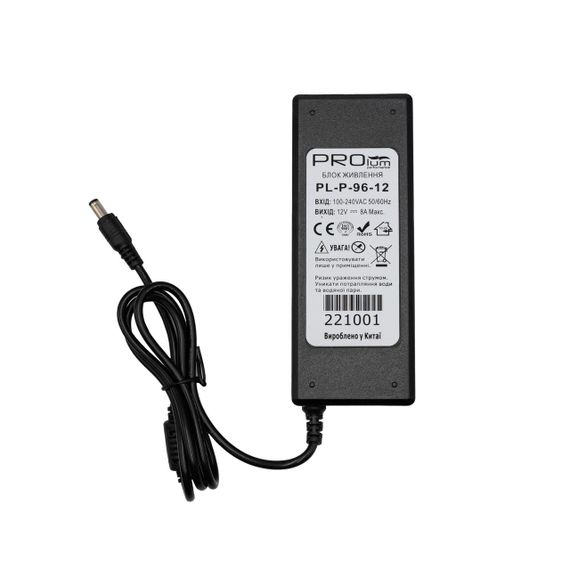 Блок живлення PROLUM 12V 96W 8.0А Series P | Зображення 1