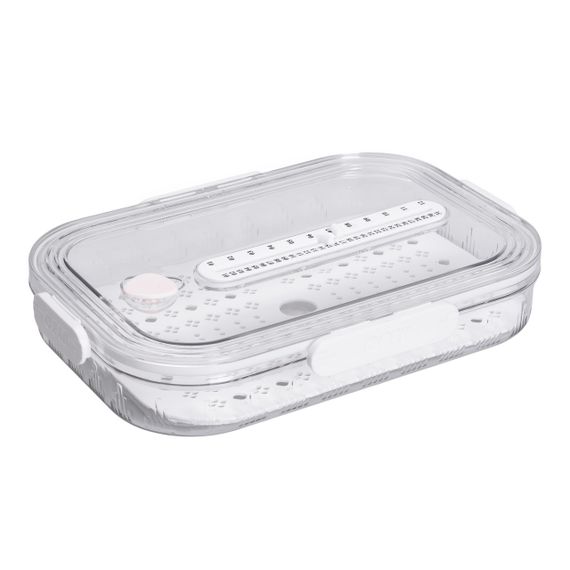Контейнер для їжі пластиковий 32.5х22.5х6 см Білий HP-27-6