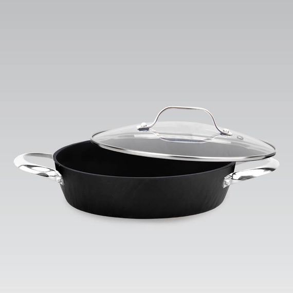 Кастрюля Maestro Shallow MR-4426-S, 2.5 л, 26 см, алюминиевая с крышкой и антипригарным покрытием | Зображення 2