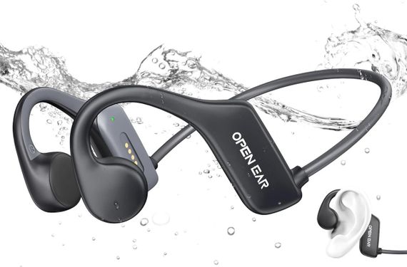 Навушники AHEYE з кістковою провідністю, водонепроникні IP68, з MP3-плеєром 32 ГБ для плавання