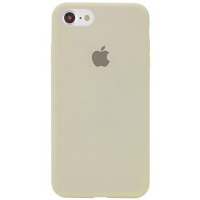 Чохол Silicone Case Full Protective (AA) для Apple iPhone 6/6s (4.7") Бежевий/ Antigue White