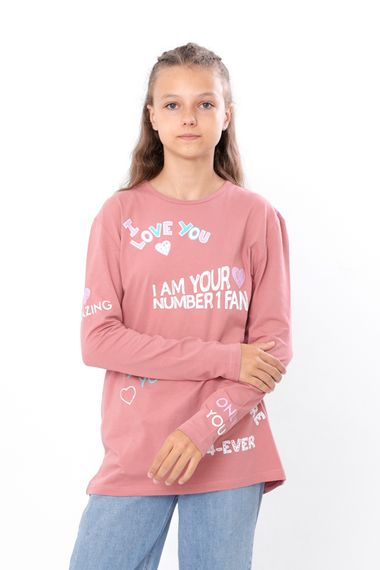 Джемпер для дівчинки (підлітковий) Носи своє 146 Рожевий (p-14626-165848)