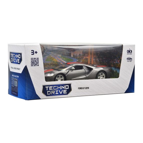 Дитяча автомодель "FORD GT 2019" TechnoDrive 250338U, сірий, 1:32 | Зображення 9