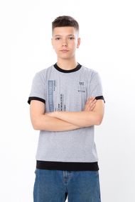 Футболка для хлопчика high-low Носи своє 140 Сірий (p-3731-161990)