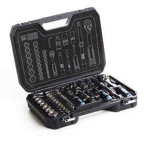 Набор насадок CrV ¼, ½ ( 90Т) (73 шт) APRO