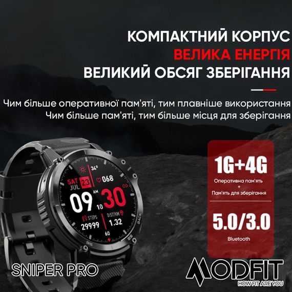 Modfit Sniper Pro Black-Silver 41 мм. | Зображення 6