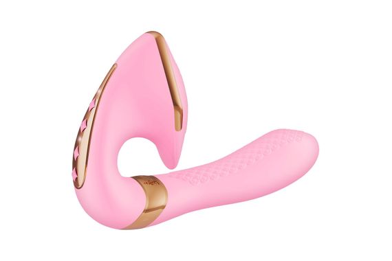 Вагінально-кліторальний вібратор Shunga Soyo Light Pink | Зображення 1