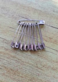 Шпильки англійські металеві комплект 10шт 3,5см