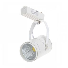 Светильник трековый поворотный LED 423/10W NW WH/SL