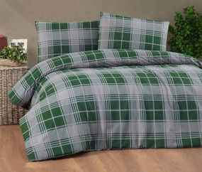 Постельное белье Cotton collection 41899 Фланель  Хлопок Евро размер