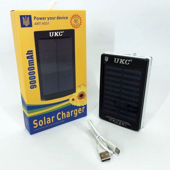 Павербанк для планшета Power Bank Solar 90000 mAh, Переносна зарядка для телефону, Портативна LK-513 для айфона | Зображення 1