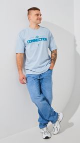 Футболка з принтом чоловіча GENUA G01222-0025 2XL Блакитний shop (2000999392122)