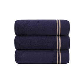 Рушник MieCasa 10750 Туреччина 50*90 см  Махра Синій з бежевим