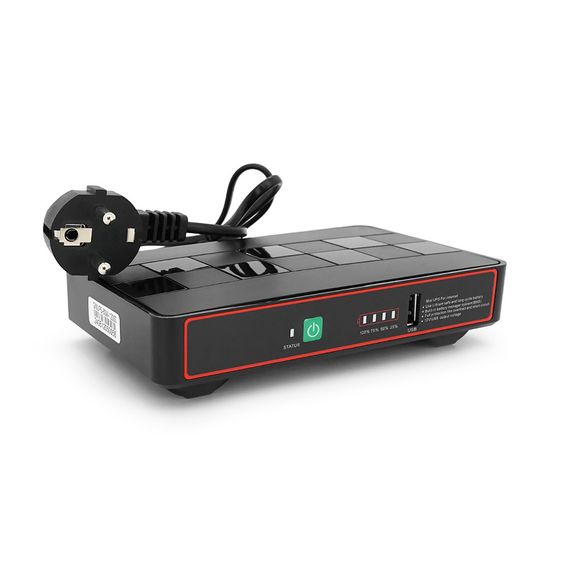 ИБП Green Wave Ecoputer-P60W для роутеров/коммутаторов/PON/POE, 12V/USB-2A