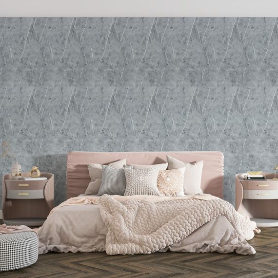 Шпалери на самоклейці 2800х500х1,5мм Сірий мармур (D) SW-00001414 | Зображення 4