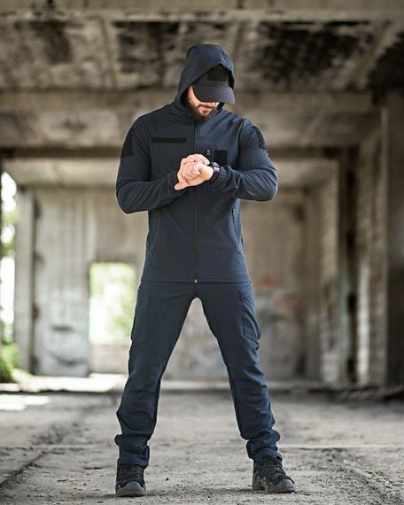 Еластичний тактичний костюм agony синій дснс НП4889