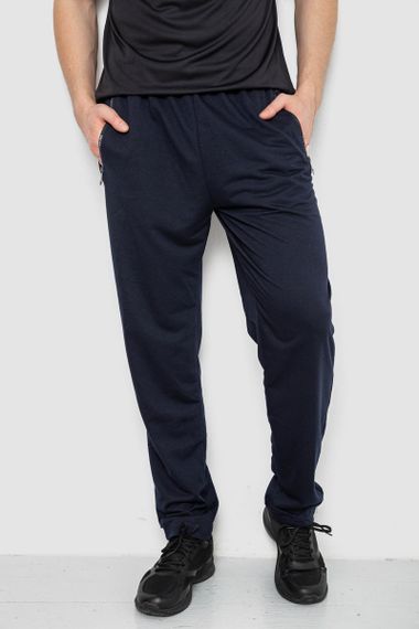 Спорт штани чоловічі, колір темно-синій, 244R401