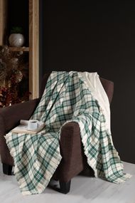 Плед First Choice 240×220 см. Ruma Plaid Green