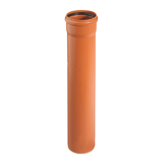 Труба каналізаційна 160/3,2/2000 зовнішня трьохшарова Reiger KG PVC-U SN 2 22865