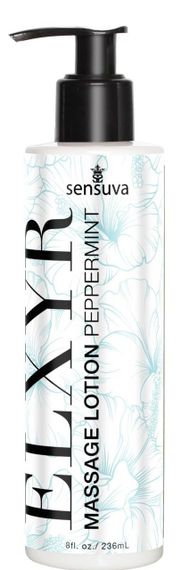 Лосьйон для масажу ніг та ступень Sensuva ELXYR Massage Lotion Peppermint (236 мл) sexstyle