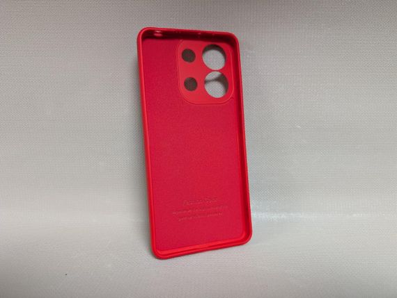 Чохол для Xiaomi Redmi Note 13 4G / Сяомі Редмі Ноут 13 4G, силіконовий, матовий, червоний | Зображення 1