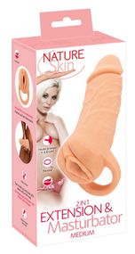 Насадка-мастурбатор 2in1 Extension + Masturbator sexstyle