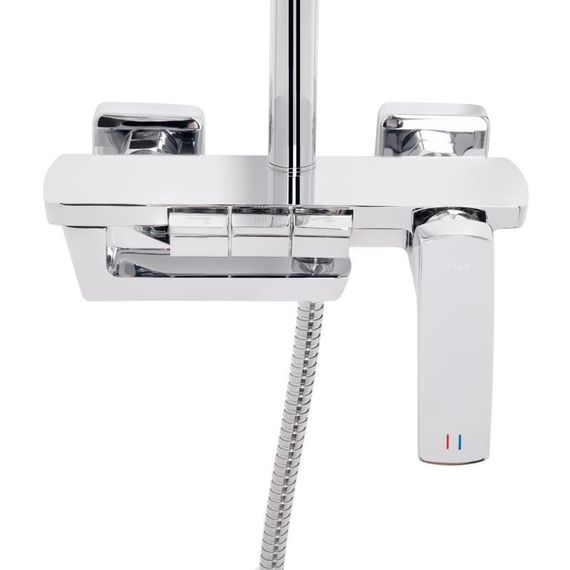 Душова система універсальна Qtap Tern на три споживача (з виливом) QTTER111CRM47591 Chrome | Зображення 3