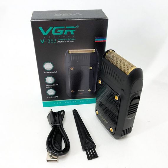 Бритва аккумуляторная для стрижки волос и бороды, Универсальная аккумуляторная электробритва FD-56 | Зображення 7