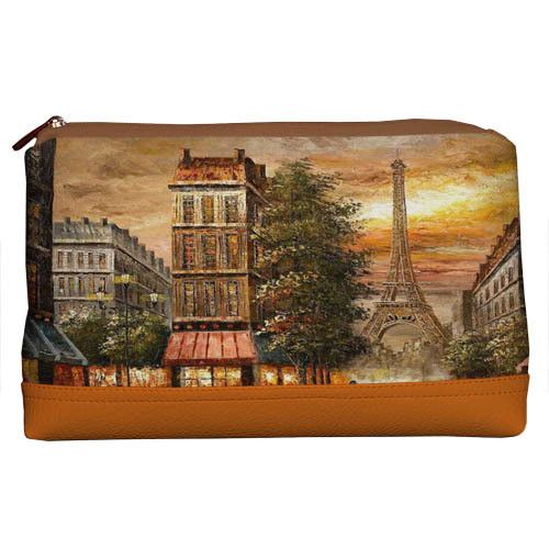 Косметичка дорожня жіноча Lovely Париж 26x15x8 см