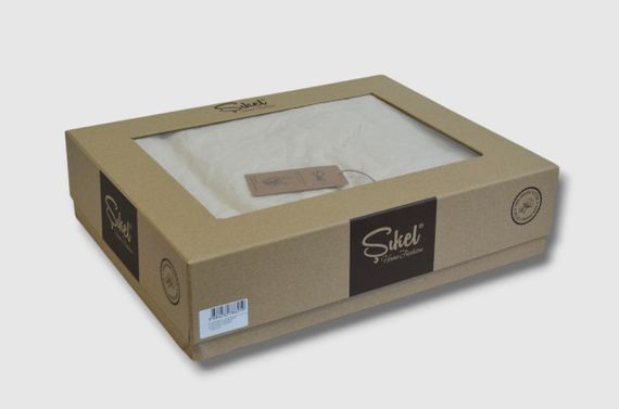 Постільна білизна Sikel Stonewashed Soho 200 х 220 см Natural | Зображення 3