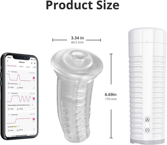 Рукав для мастурбатора Lovense Max 2, нейтральний вхід | Зображення 1