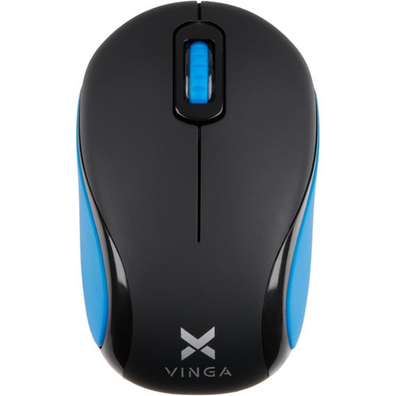 Мишка Vinga MSW-907 black - blue | Зображення 2