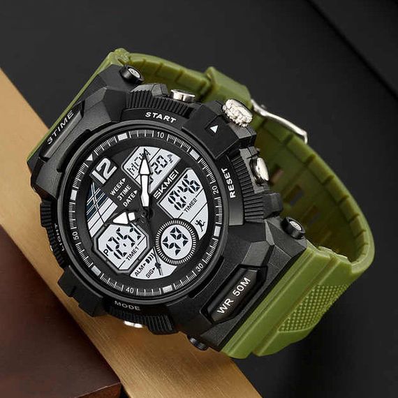 Армейские электронные часы, Бюджетные спортивные часы, Наручные часы для армии Военные для всу UO-57 | Зображення 1