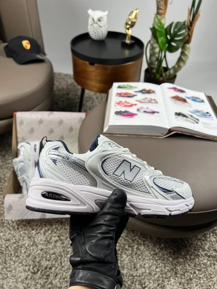 Мужские кроссовки New 530 Premium White Navy Silver весна / літо / осінь A3656 42 26,5 | Зображення 4