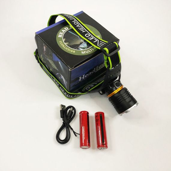 Фонарик диодный налобный, Фонарь для походов на лоб, Налобный фонарик bailong, Фонарь для ночной езды JL-83 | Зображення 7