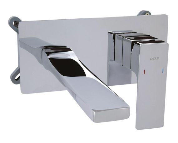 Змішувач для раковини Qtap прихованого монтажу Gemini, Chrome (k35) QTGEM273CRM45693