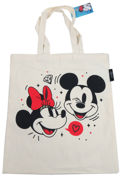 Сумка шоппер для покупок Disney Mickey and friends бежева | Зображення 1