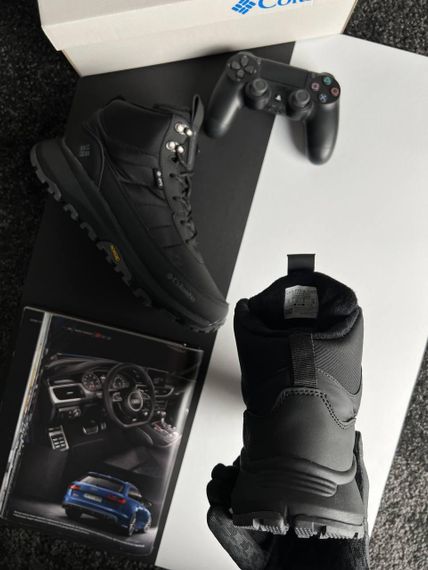 Зимові чоловічі кросівки Trailstorm Black Grey Fur , В'єтнам 46 29.5 см | Зображення 1