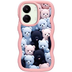 Чохол TPU Cloudy Pictures для Xiaomi Redmi 13C / Poco C65 Bears