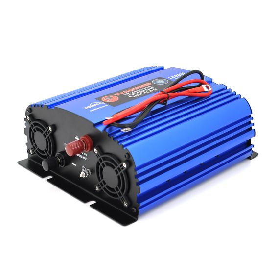 Инвертор напряжения Tommatech MS-1200.24V/220V, 2Shuko, USB, клеммные провода | Зображення 1